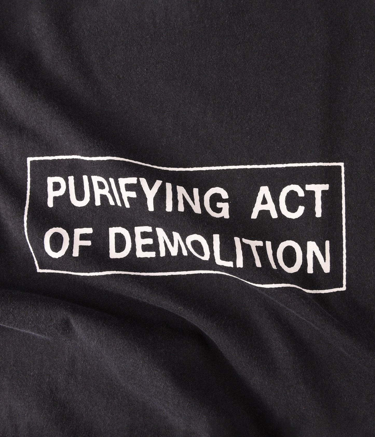ACTION T-SHIRT // WASHED BLACK