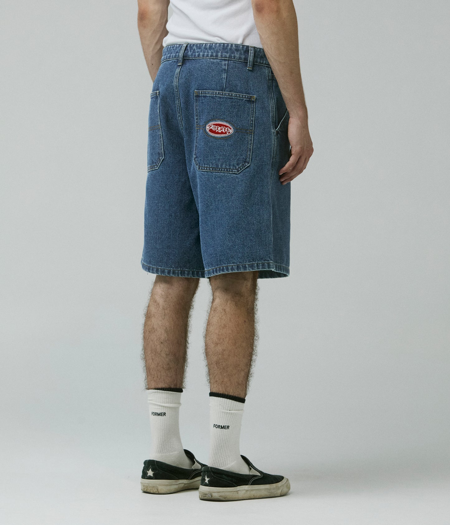 REYNOLDS FLATLINE DENIM SHORT // DARK BLUE