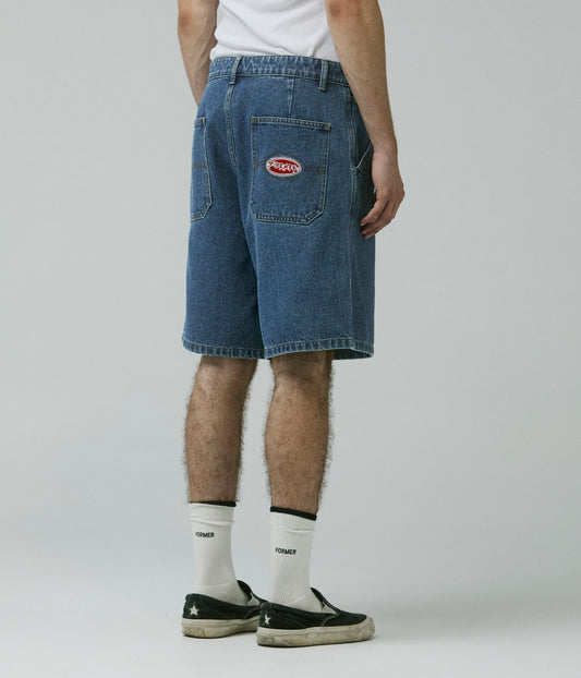 REYNOLDS FLATLINE DENIM SHORT // DARK BLUE
