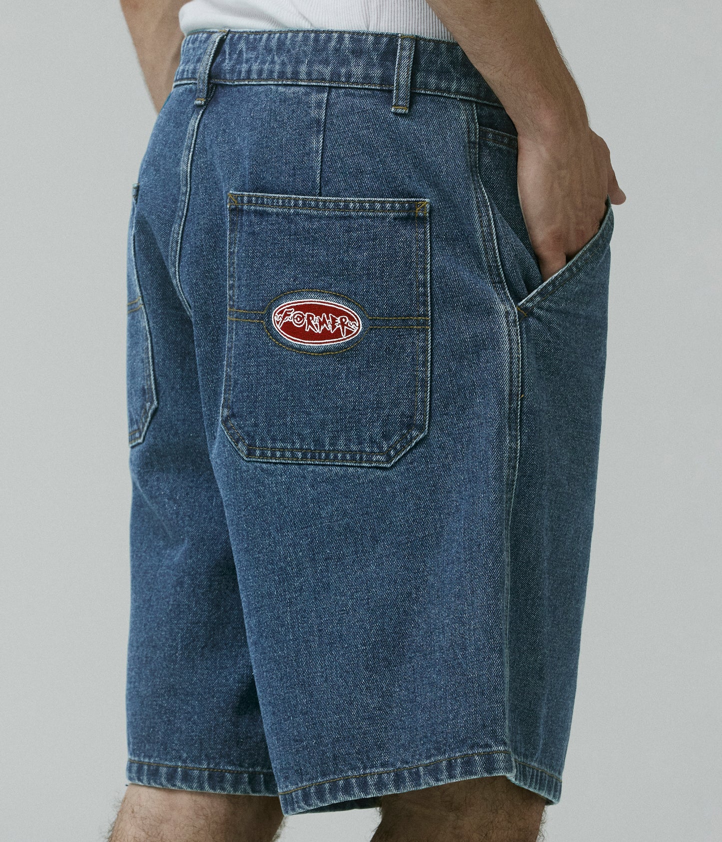 REYNOLDS FLATLINE DENIM SHORT // DARK BLUE