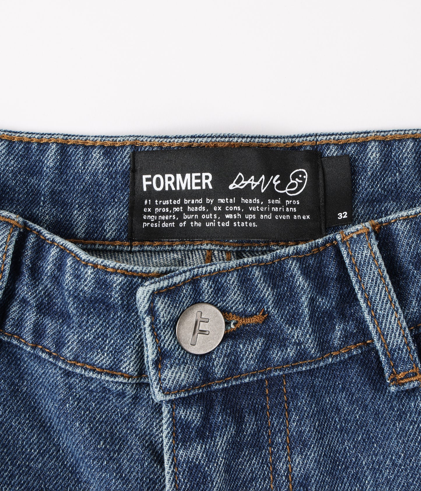 REYNOLDS FLATLINE DENIM SHORT // DARK BLUE