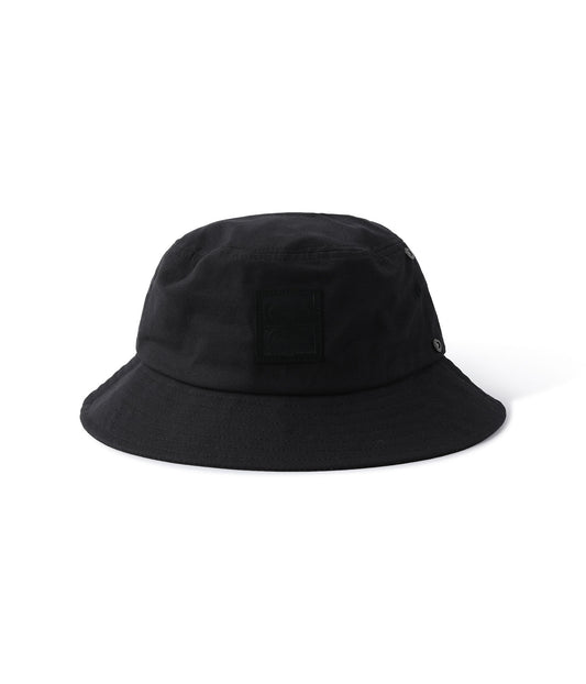 PRESS CANVAS BUCKET HAT // BLACK