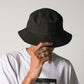 PRESS CANVAS BUCKET HAT // BLACK