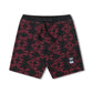 SWANS ORNATE 18' SWIM TRUNK // BLACK