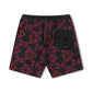 SWANS ORNATE 18' SWIM TRUNK // BLACK