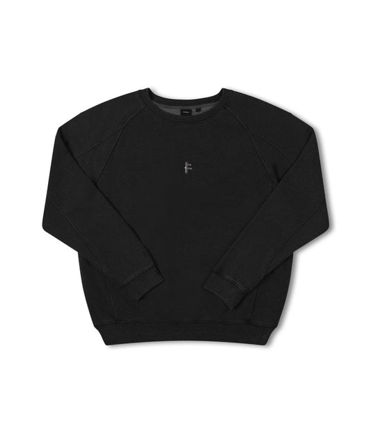 METAL F CREW // BLACK