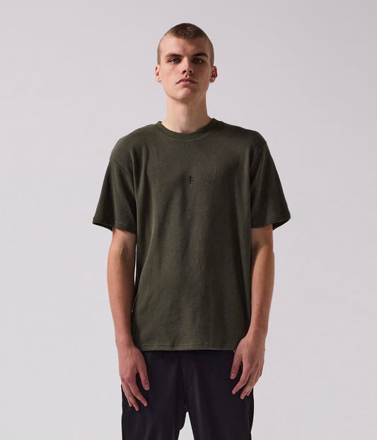 FRANCHISE WAFFLE T-SHIRT // ARMY