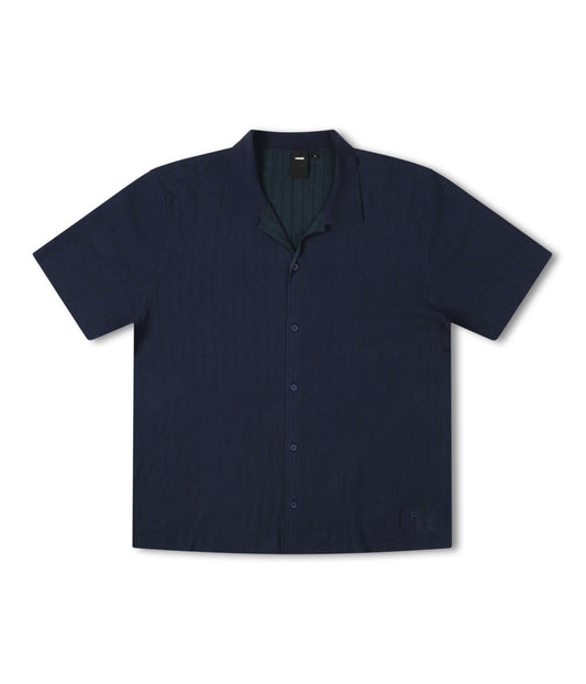 MARILYN SS KNIT // NAVY PINSTRIPE