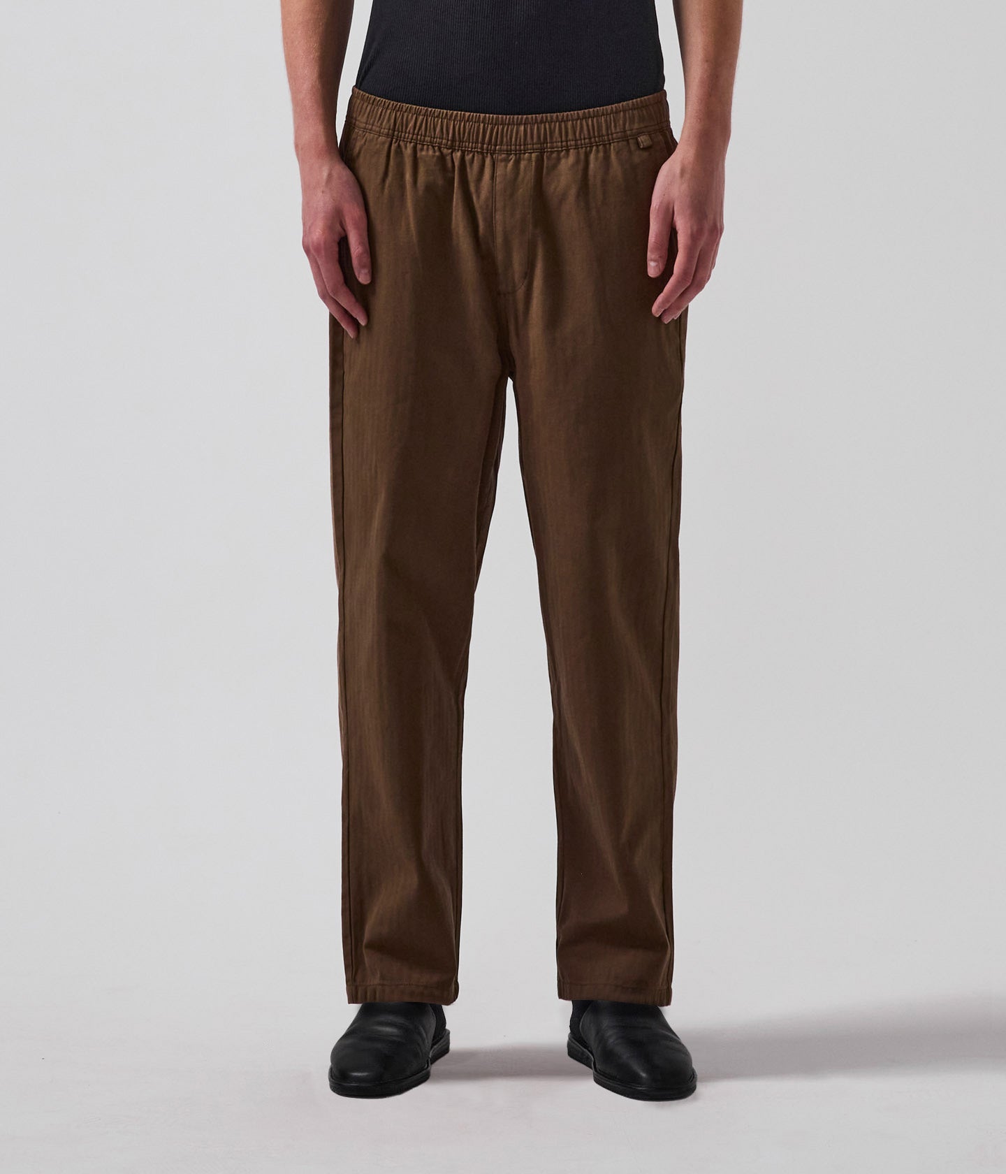 PRAYER HERRINGBONE PANT // BROWN