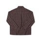 VIVIAN CHECK LS SHIRT // BROWN