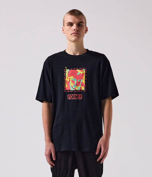 BRACE OVERSIZED T-SHIRT // BLACK