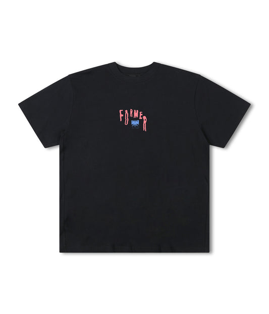 WARPAGE CRUX  T-SHIRT // BLACK