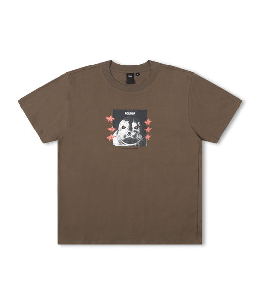 PUP STAR T-SHIRT // PECAN