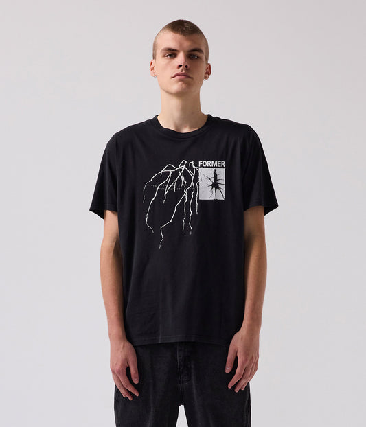 SCRAWL T-SHIRT // WASHED BLACK