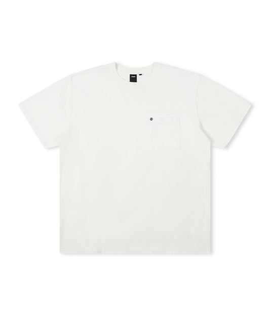 CA OVERSIZED POCKET T-SHIRT // WASHED BONE