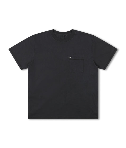 CA OVERSIZED POCKET T-SHIRT // WASHED BLACK