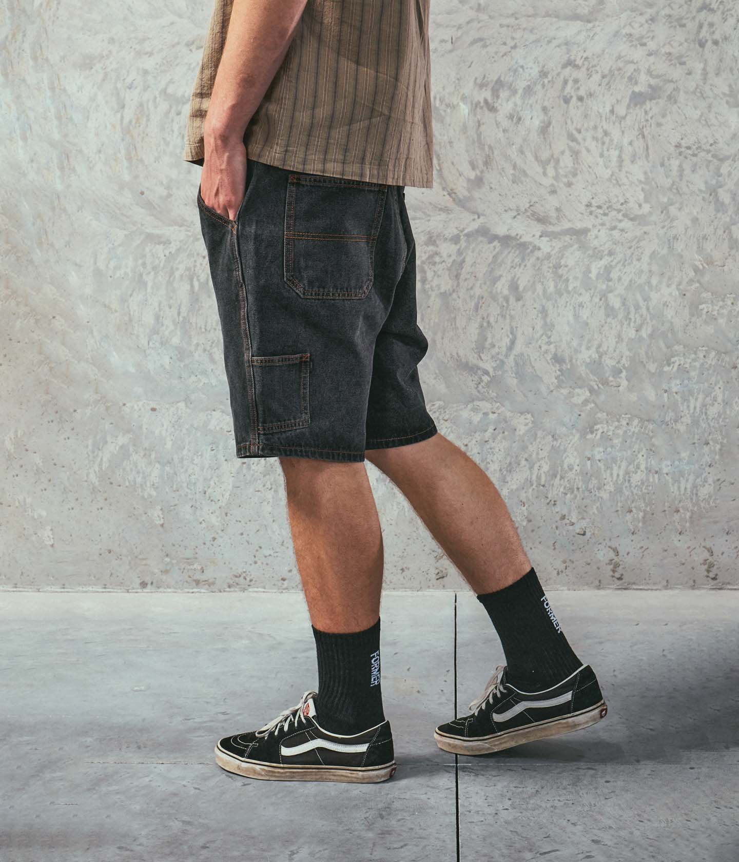 VT DISTEND DENIM 20.5' WALKSHORT // WASHED BLACK