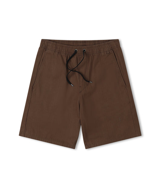 PRAYER HERRINGBONE 18' WALKSHORT // BROWN