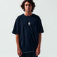 SKEWER OVERSIZED T-SHIRT // BLACK