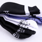 FRANCHISE 3-PACK SOCK // BLACK WHITE VIOLET