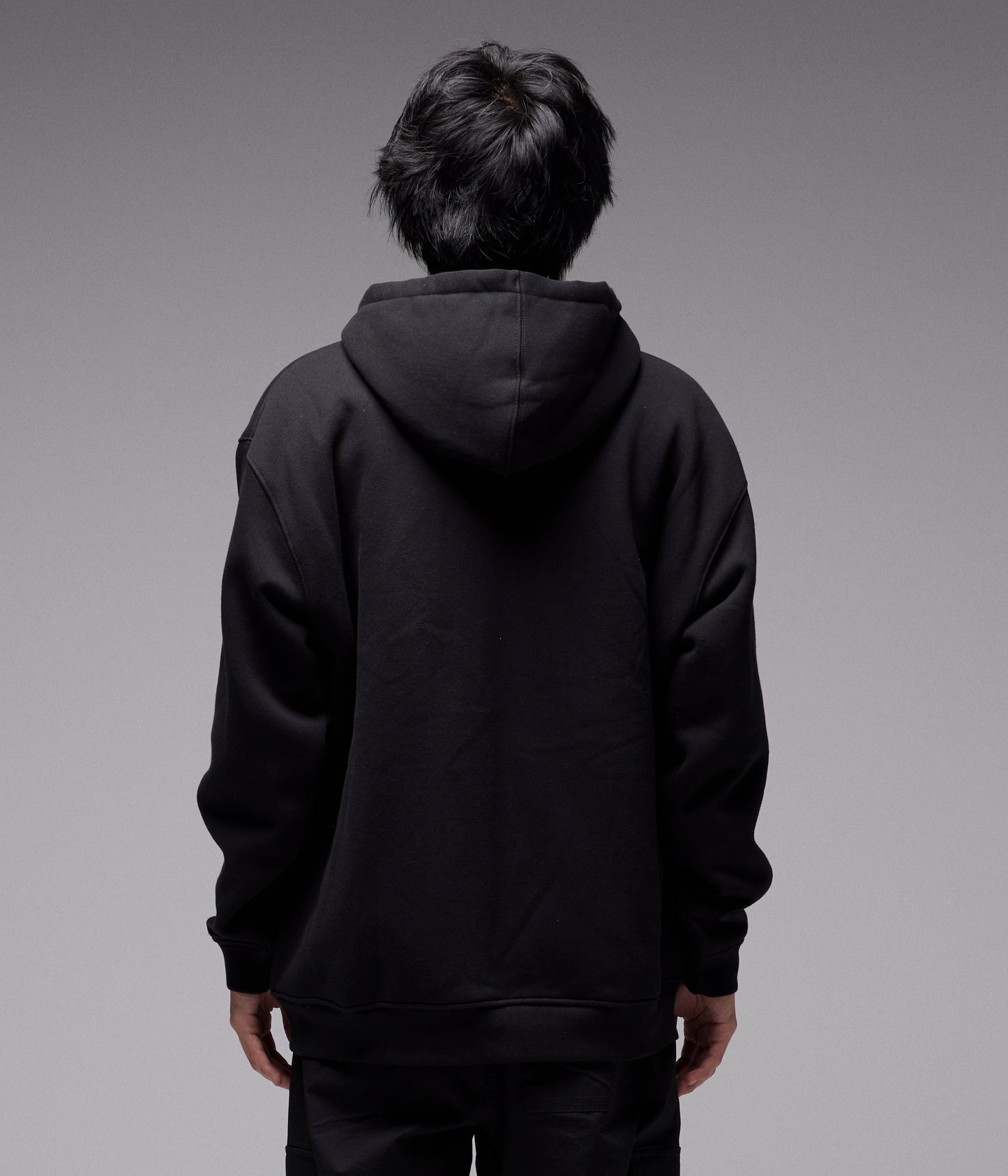 CRUX ZIP-THRU LINED HOOD // BLACK