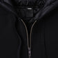 CRUX ZIP-THRU LINED HOOD // BLACK