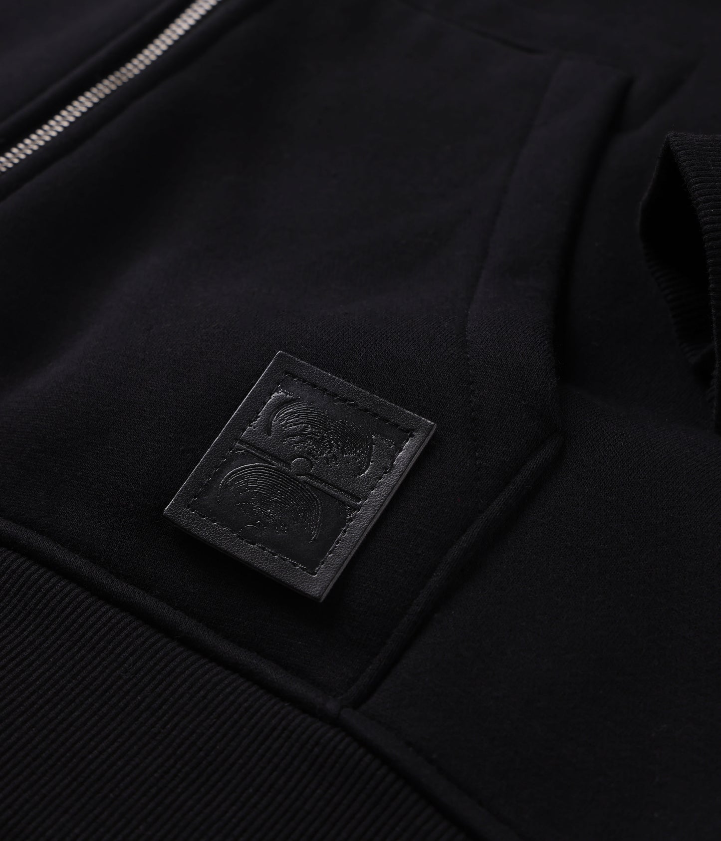 CRUX ZIP-THRU LINED HOOD // BLACK