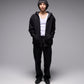 CRUX ZIP-THRU LINED HOOD // BLACK