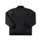AG VARSITY JACKET // BLACK DENIM
