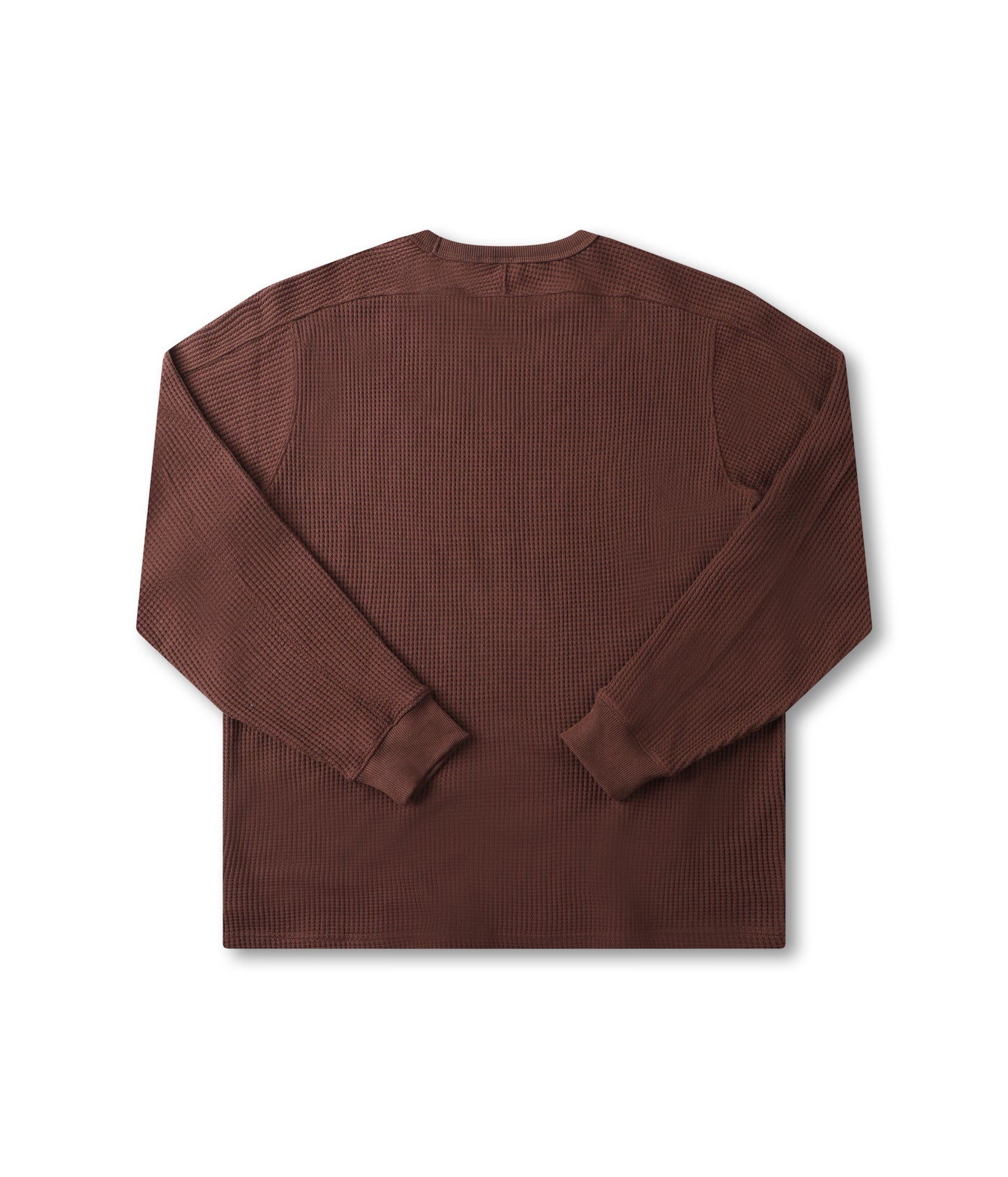 FRANCHISE WAFFLE LS T-SHIRT // CHOC