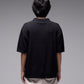 FRANCHISE OPEN COLLAR POLO // BLACK