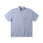 VIVIAN CHECK SS SHIRT // BLUE