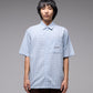 VIVIAN CHECK SS SHIRT // BLUE