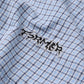 VIVIAN CHECK SS SHIRT // BLUE