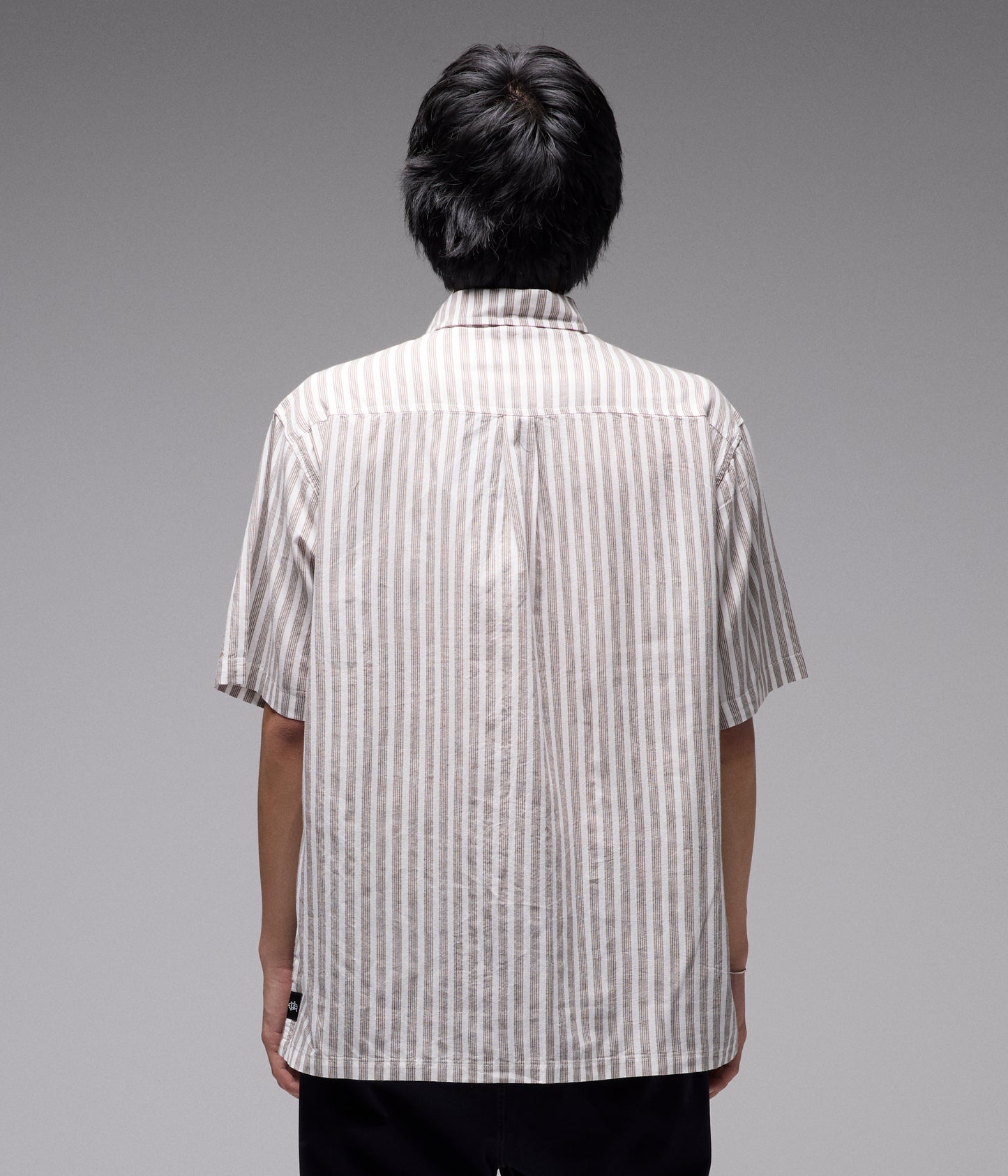 REYNOLDS STRIPE SS SHIRT // CHOC