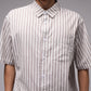 REYNOLDS STRIPE SS SHIRT // CHOC