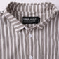 REYNOLDS STRIPE SS SHIRT // CHOC