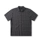 VIVIAN PRAISE CHECK SS SHIRT // BLACK