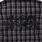 VIVIAN PRAISE CHECK SS SHIRT // BLACK