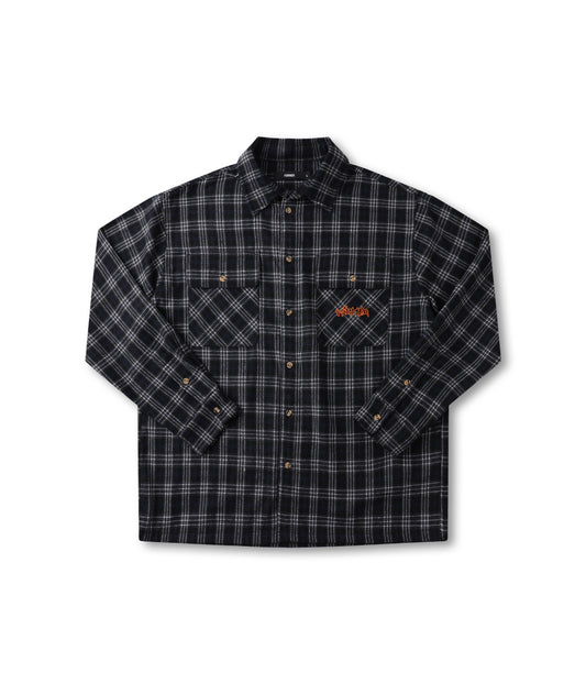 VIVIAN FLANNEL LS SHIRT // BLACK