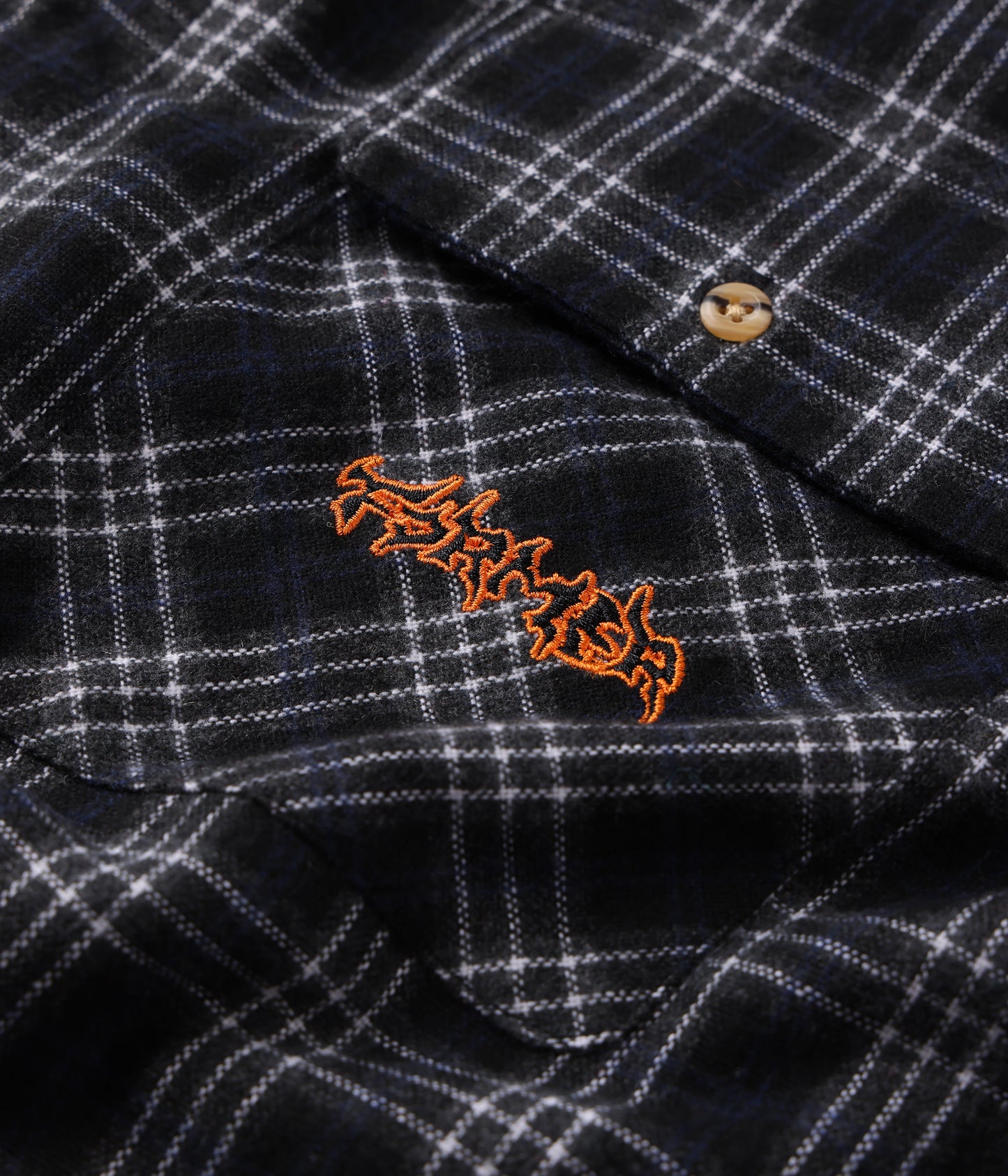 VIVIAN FLANNEL LS SHIRT // BLACK