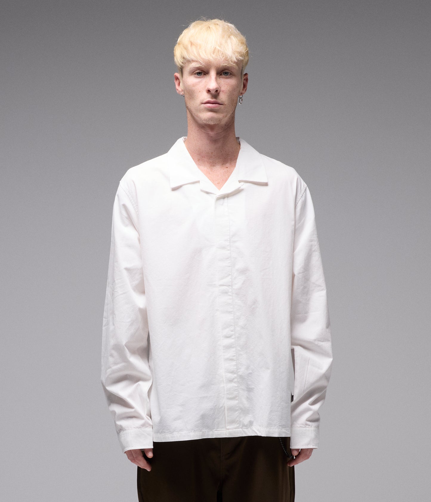 MARILYN AG LS SHIRT // WHITE