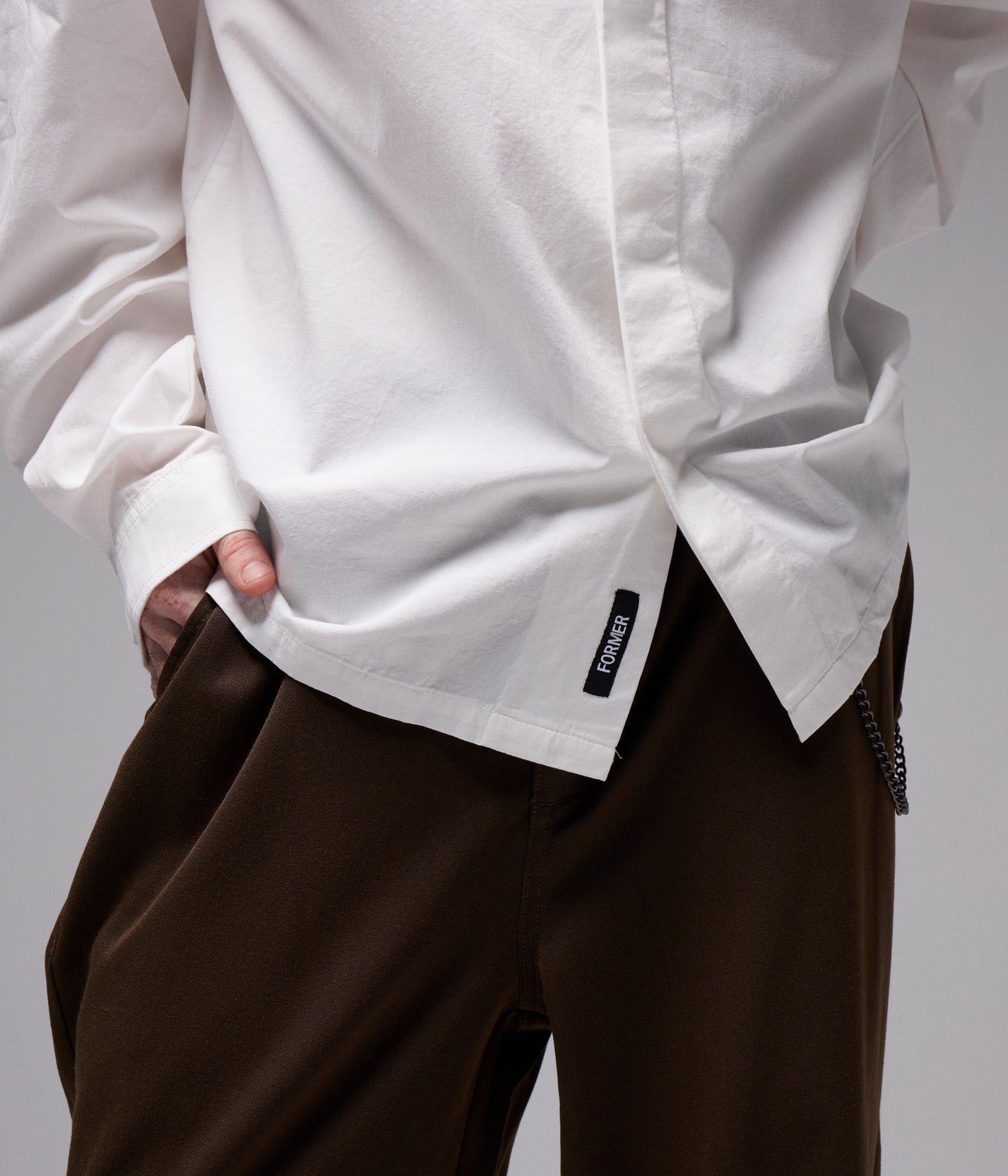 MARILYN AG LS SHIRT // WHITE