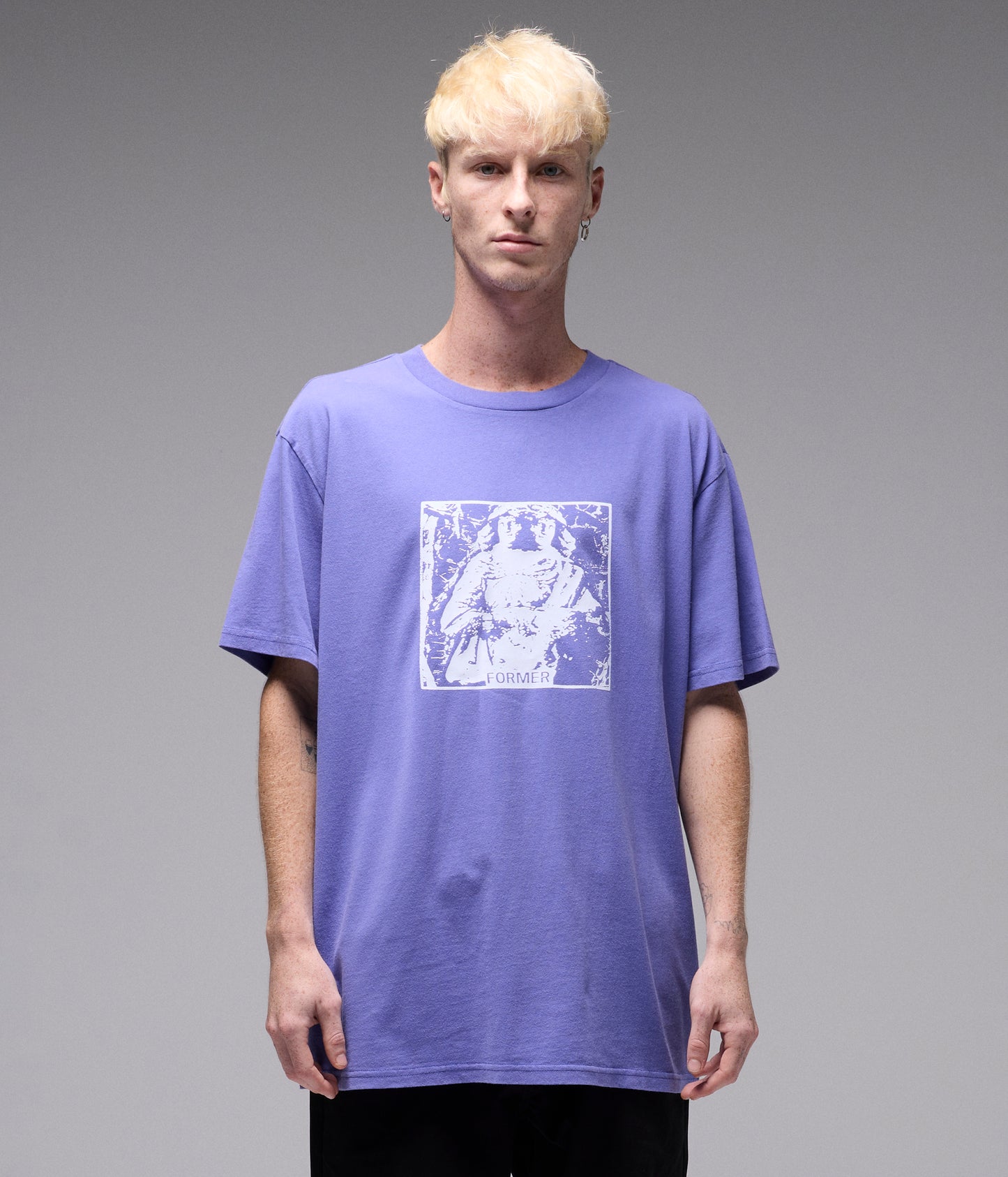 TURMOIL T-SHIRT // WASHED VIOLET