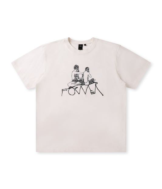 COMBUSTIBLE T-SHIRT // OYSTER