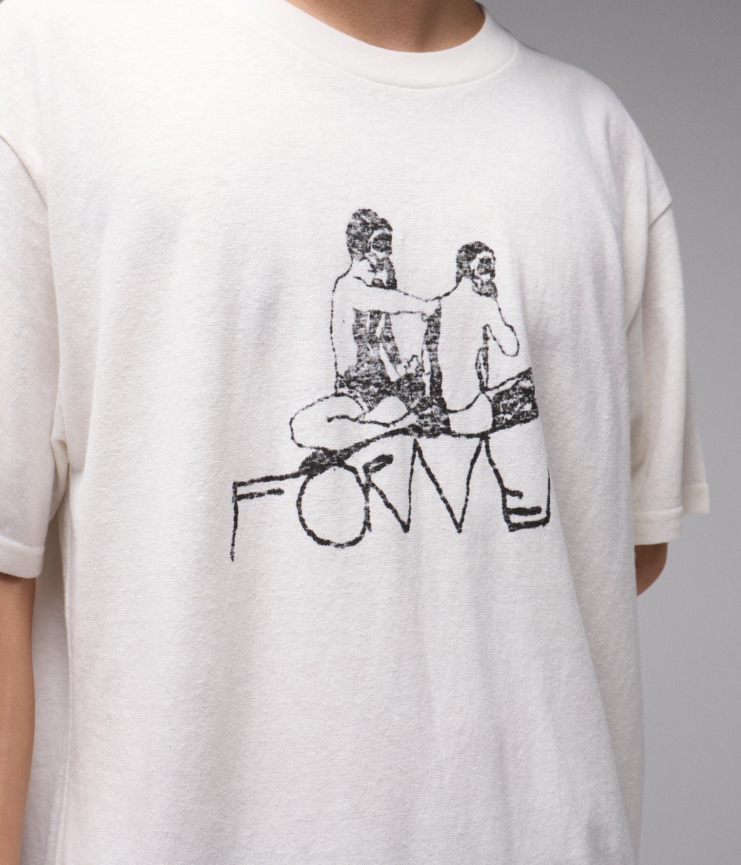 COMBUSTIBLE T-SHIRT // OYSTER