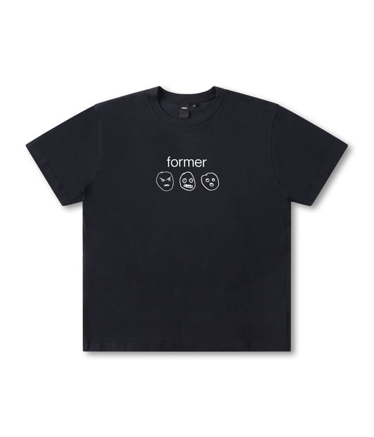 OSCILLATING T-SHIRT // BLACK