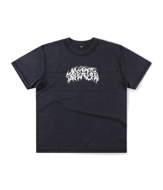 PRAISE T-SHIRT // WASHED BLACK