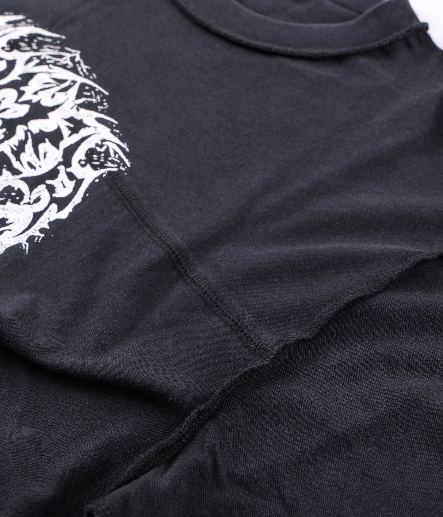 PRAISE LS T-SHIRT // WASHED BLACK