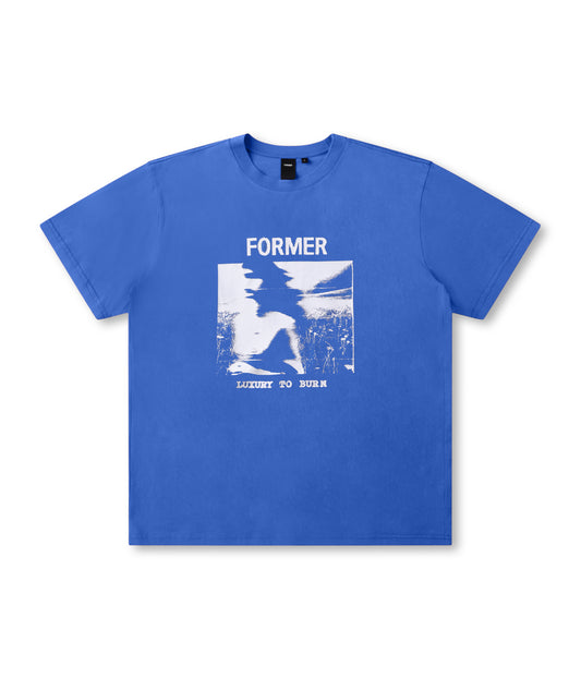 SHUNNING T-SHIRT // WASHED COBALT